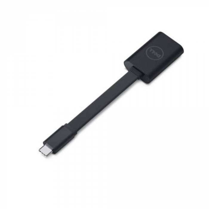 Adaptor Dell USB-C Male - Display Port Female, Black