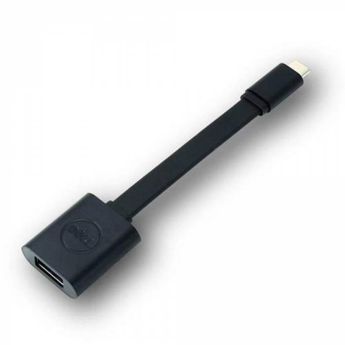 Adaptor Dell USB-C - USB-A 3.0, Black