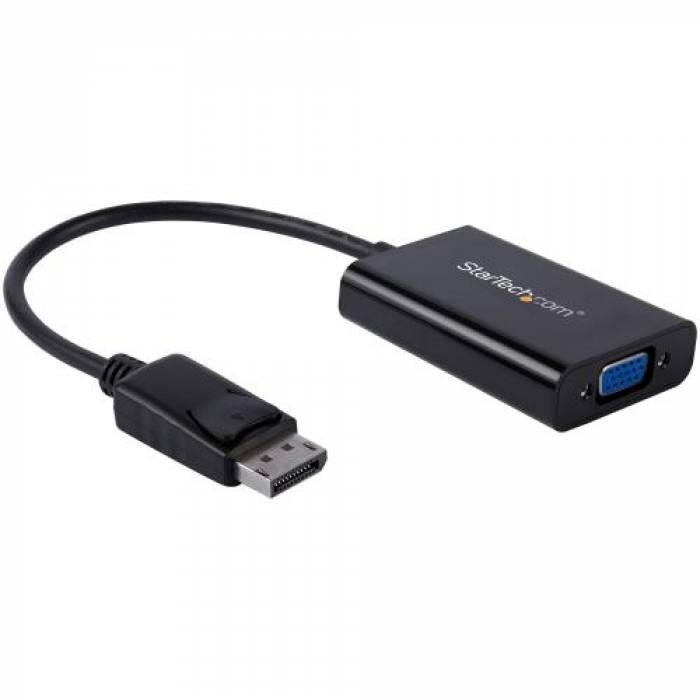 Adaptor Startech DP2VGAA, Displayport - VGA, Black