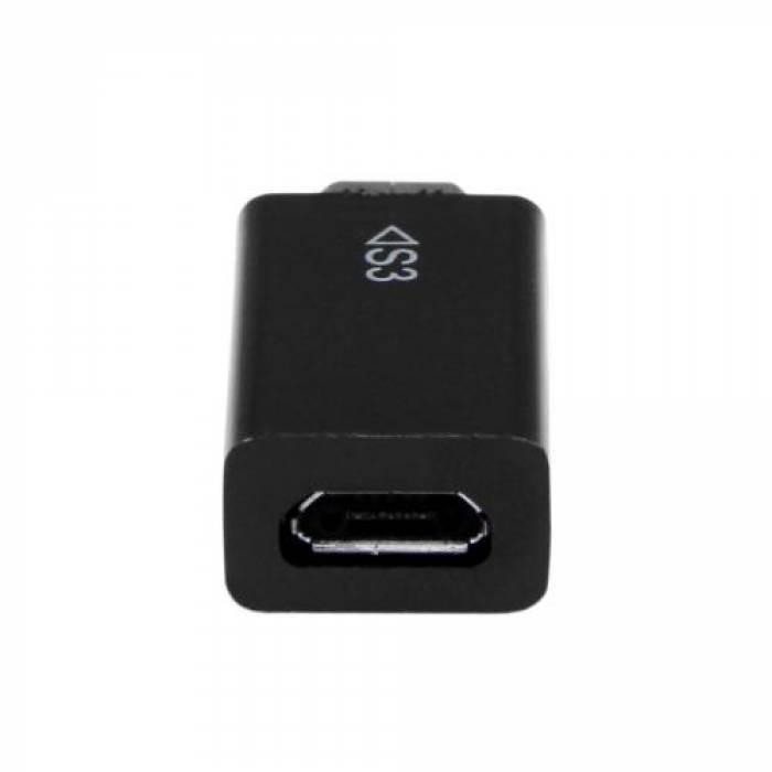 Adaptor Startech S3MHADAP, microUSB-B - 11pin, Black