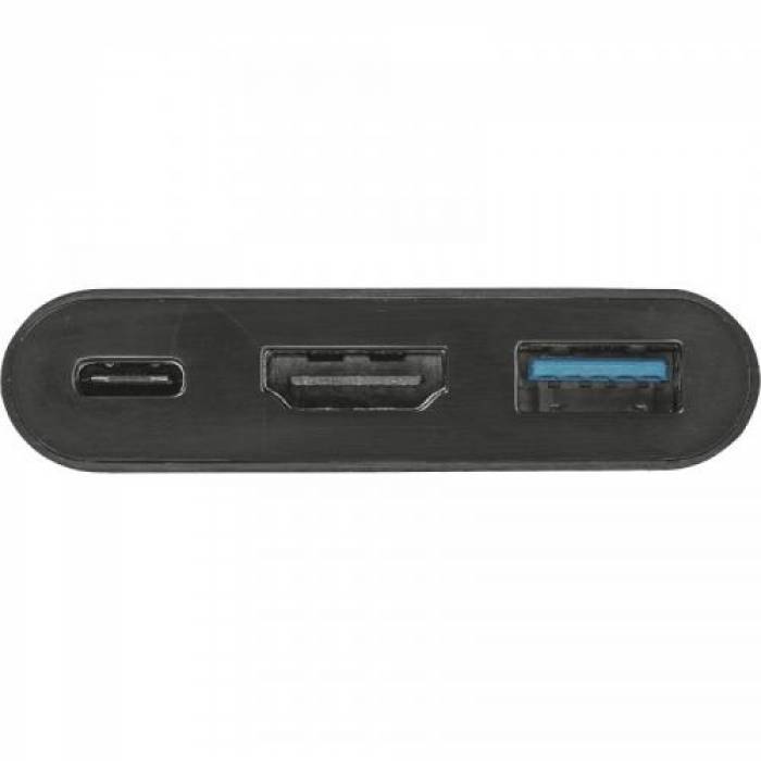 Adaptor Trust 21260, USB-C, Black