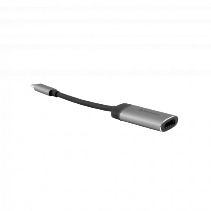 Adaptor Verbatim 49143, USB-C Male - HDMI Female, Black