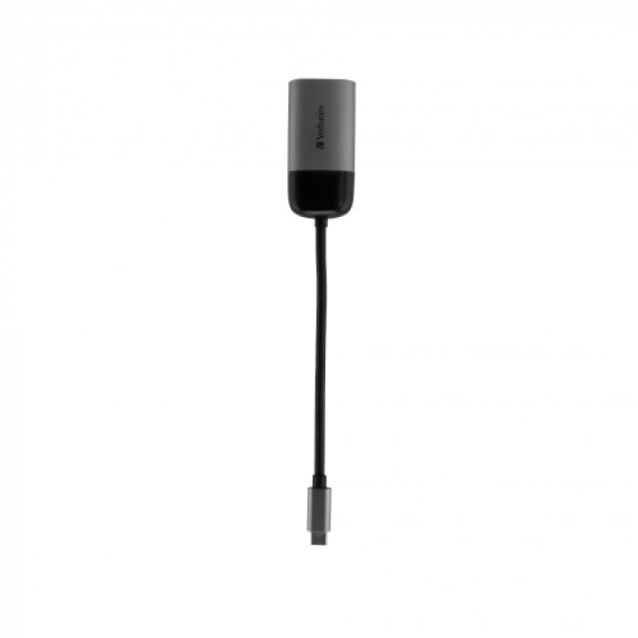 Adaptor Verbatim 49145, USB-C Male - VGA Female, Black