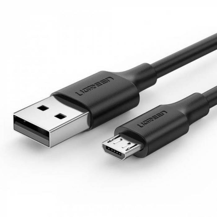 Cablu de date Ugreen US289, USB - microUSB, 1m, Black