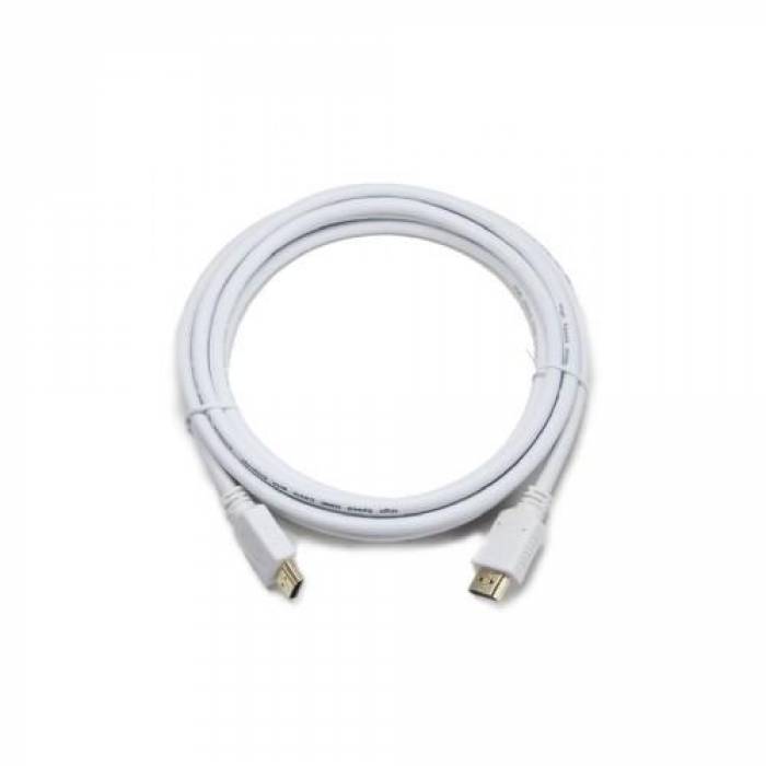 Cablu Gembird, HDMI male - HDMI male, 3m, White