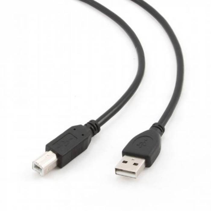 Cablu Gembird, USB 2.0 A - USB 2.0 B, 1m, Black