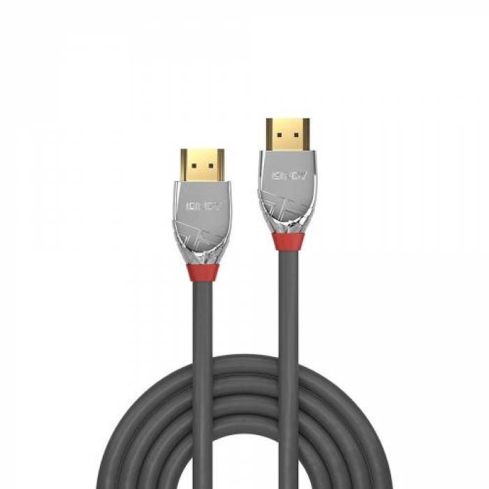 Cablu Lindy LY-37875, HDMI - HDMI, 7.5m, Gray