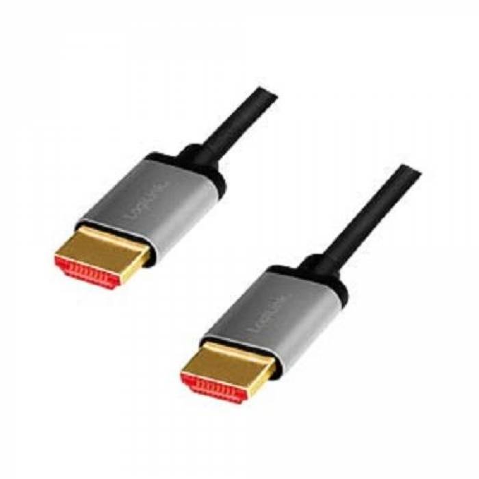 Cablu Logilink CHA0104, HDMI - HDMI, 1m, Gray