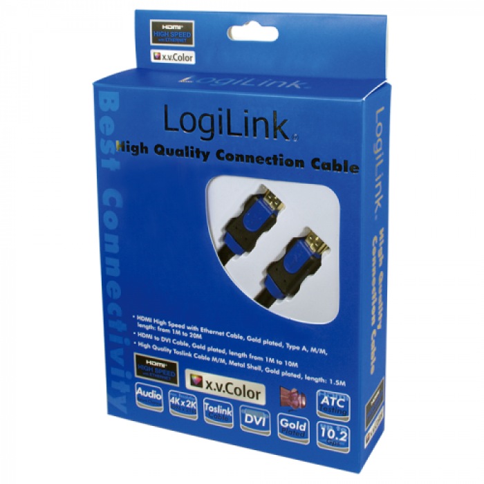 Cablu LogiLink CHB1105 HDMI Male - HDMI Male, 5m