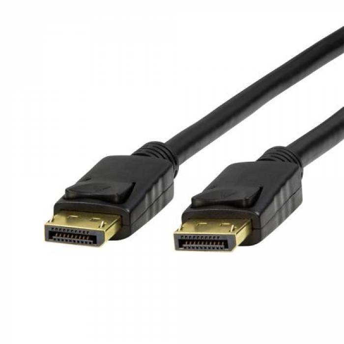 Cablu Logilink CV0119, Displayport - Displayport, 1m, Black