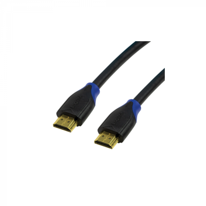 Cablu Logilink, HDMI A male - HDMI A male, 10m, Black