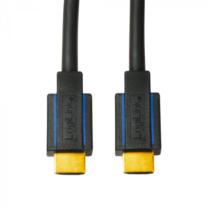 Cablu Logilink, HDMI tip A male - HDMI tip A Male, 5m, Black