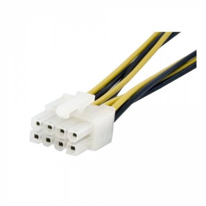 Cablu Startech EPS48ADAP, 4 pin - 4pin + 8pin, 0.15m