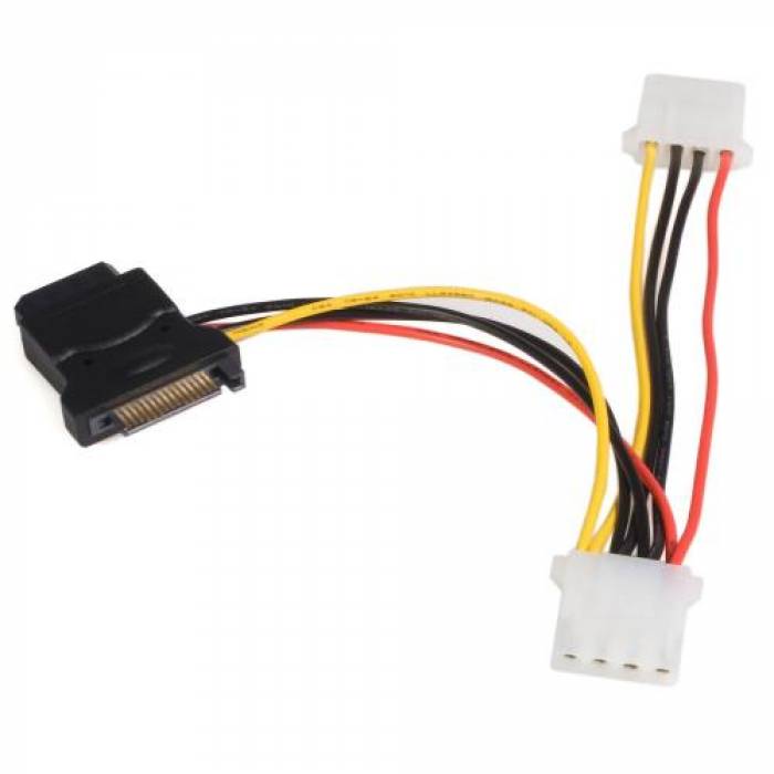 Cablu Startech LP4SATAFM2L, SATA - 4pin, 0.15m