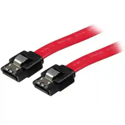 Cablu Startech LSATA8, SATA- SATA, 0.20m, Red