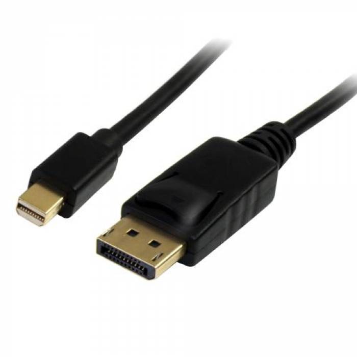 Cablu Startech MDP2DPMM1M, Displayport - mini Displayport, 1m, Black