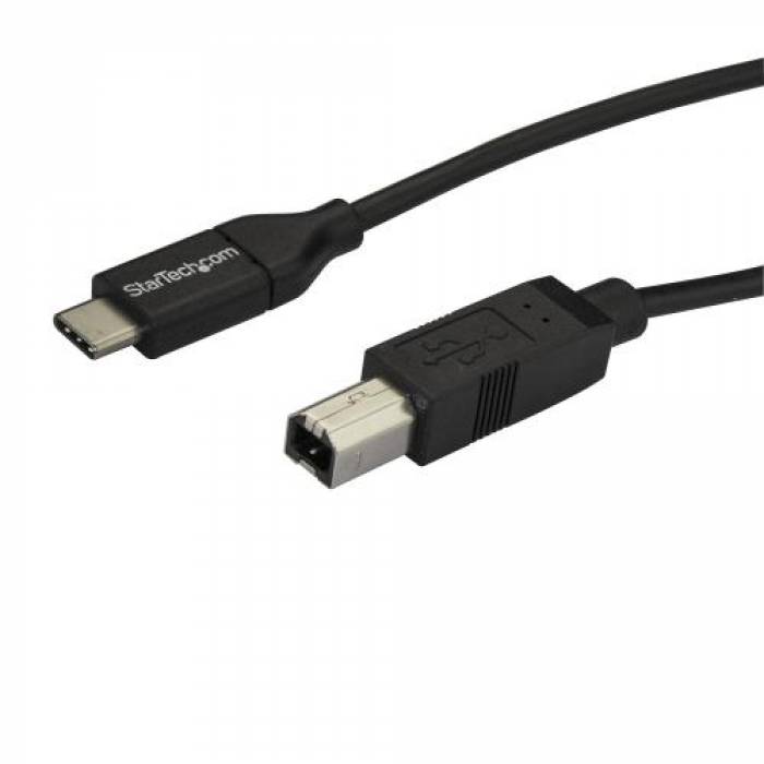 Cablu Startech USB2CB2M, USB 2.0 - USB-B, 2m, Black