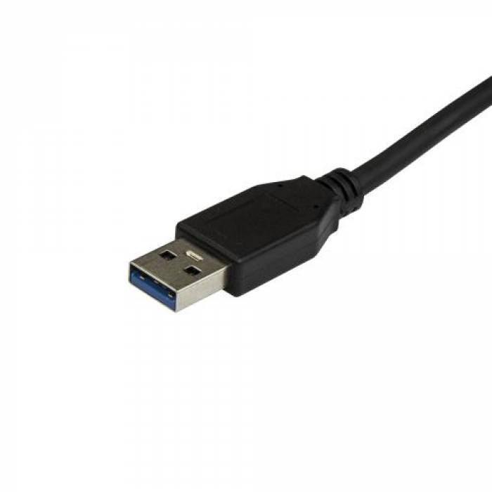 Cablu Startech USB31AC50CM, USB - USB-C, 0.5m, Black