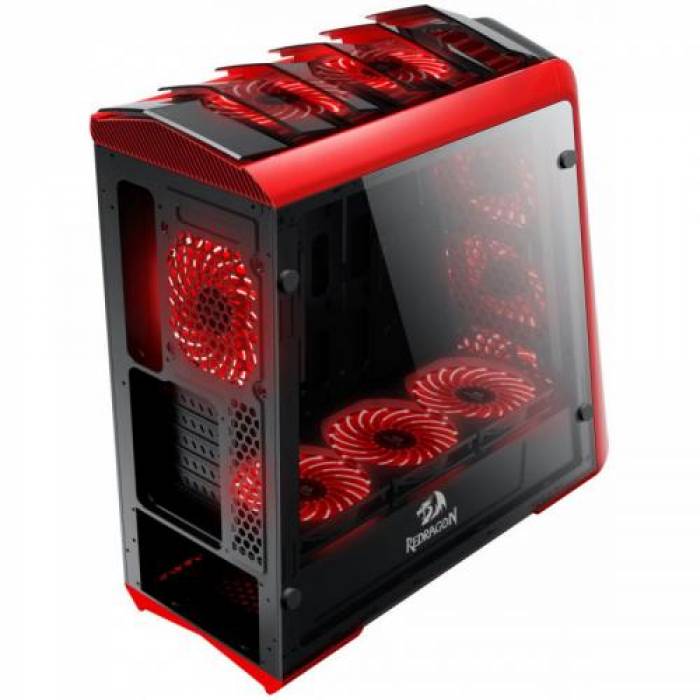 Carcasa Redragon Jetfire Black/Red, Fara sursa