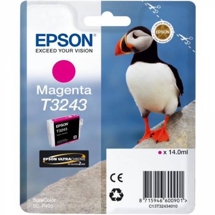 Cartus Cerneala Epson T3243 Magenta C13T32434010