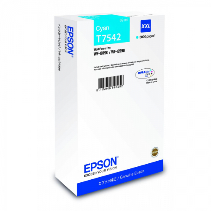 Cartus cerneala Epson T7542 XXL Cyan - C13T754240