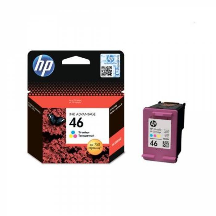 Cartus Cerneala HP 46 Color CZ638AE 