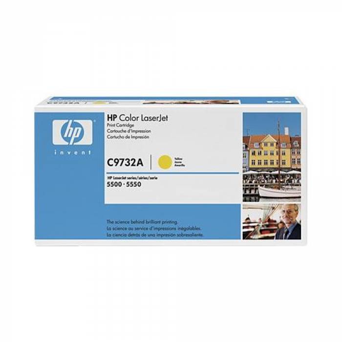 Cartus Toner HP C9732A Yellow 