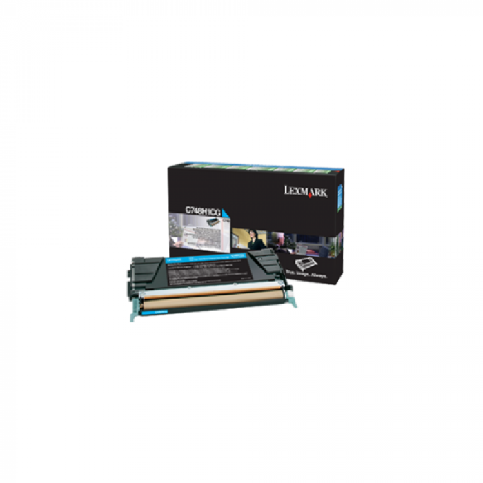 Cartus Toner Lexmark C748H1CG Cyan