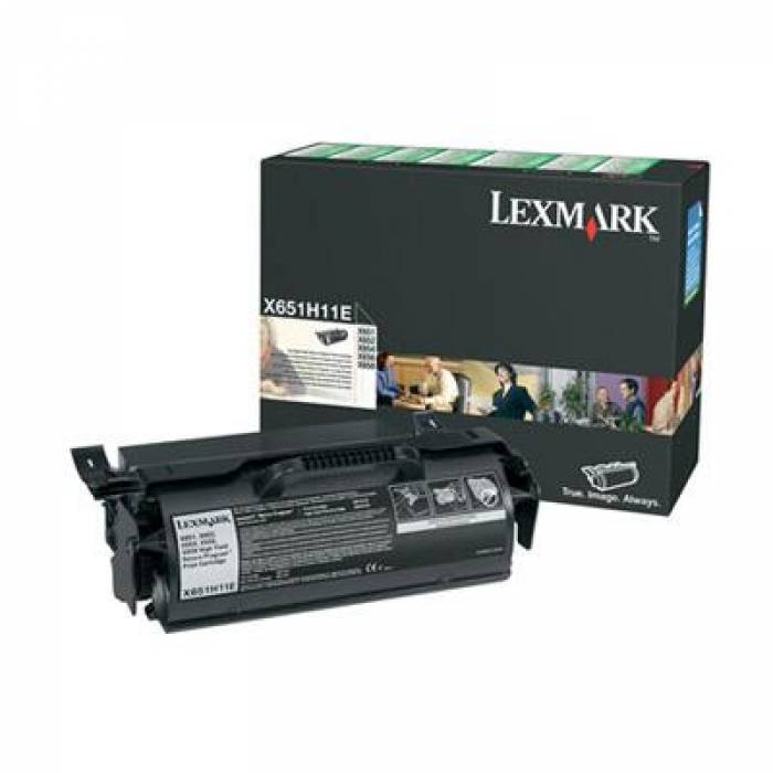 Cartus Toner Lexmark X651H11E Black