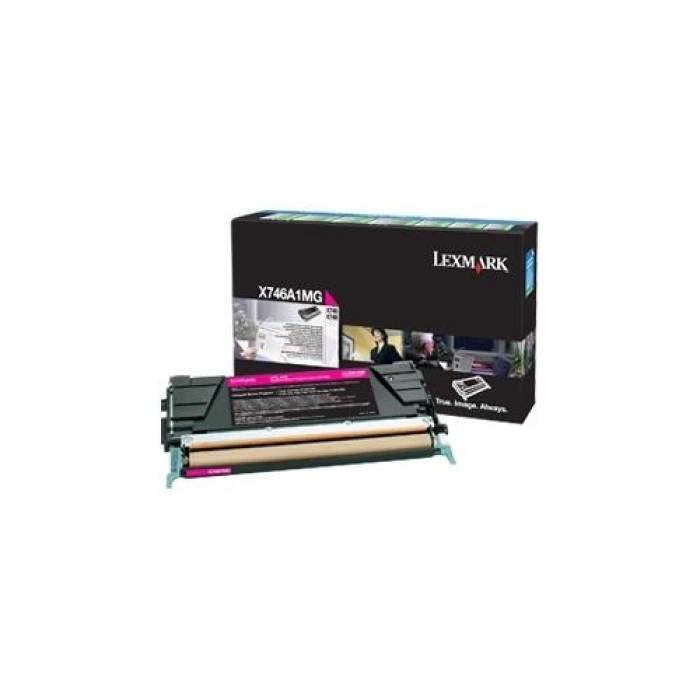 Cartus Toner Lexmark X746A1MG Magenta