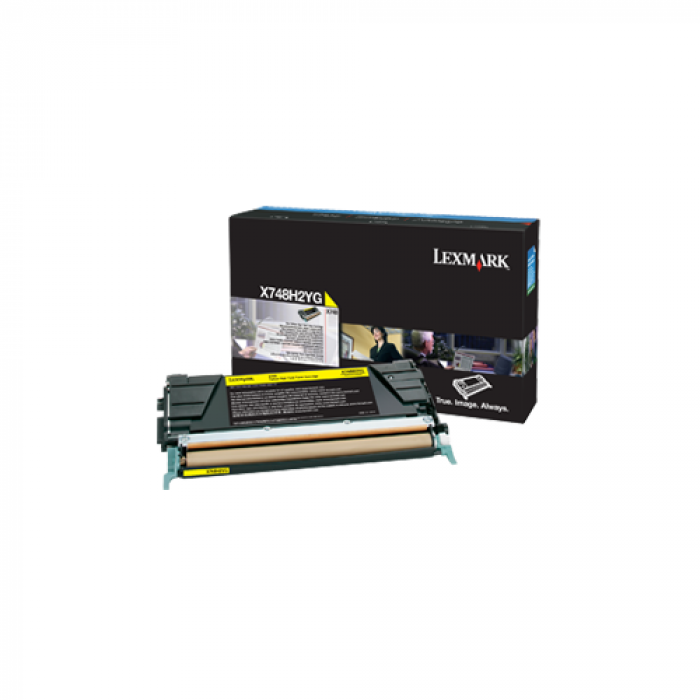 Cartus Toner Lexmark X748 Yellow High Yield