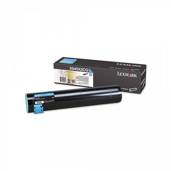 Cartus Toner Lexmark X945X2CG Cyan 