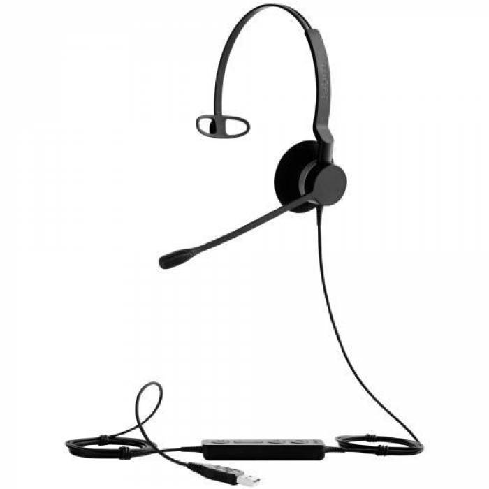 Casca cu microfon Jabra BIZ 2300 UC Mono, USB-A, Black