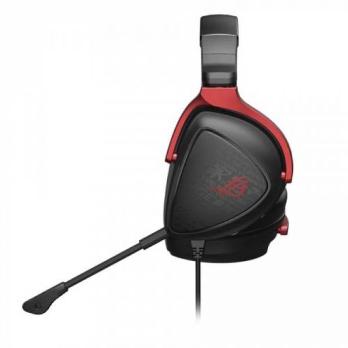 Casti cu microfon ASUS ROG Delta S Core, 3.5mm jack, Black-Red