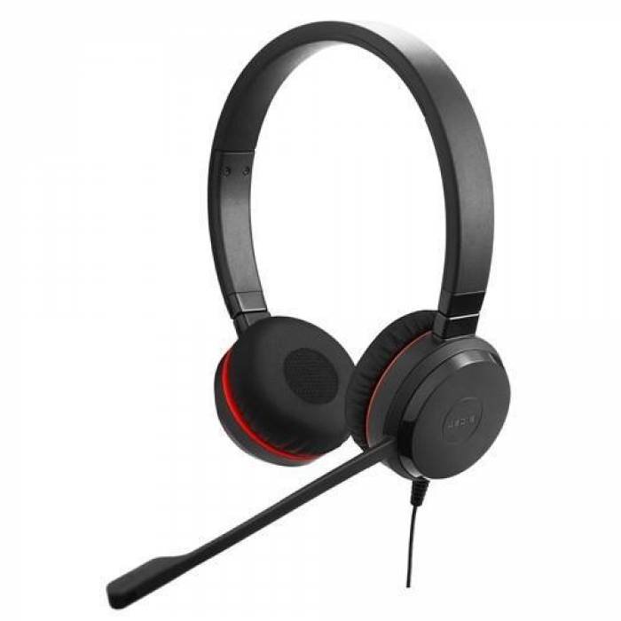 Casti cu microfon Jabra EVOLVE 20 MS, USB-A, Black