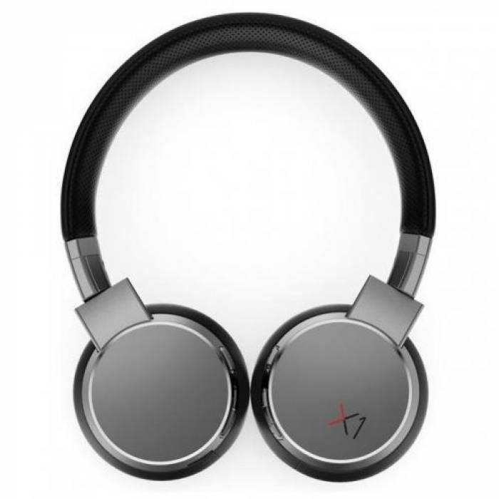 Casti cu microfon Lenovo ThinkPad X1 Active Noise Cancellation, Bluetooth, Black-Iron Grey