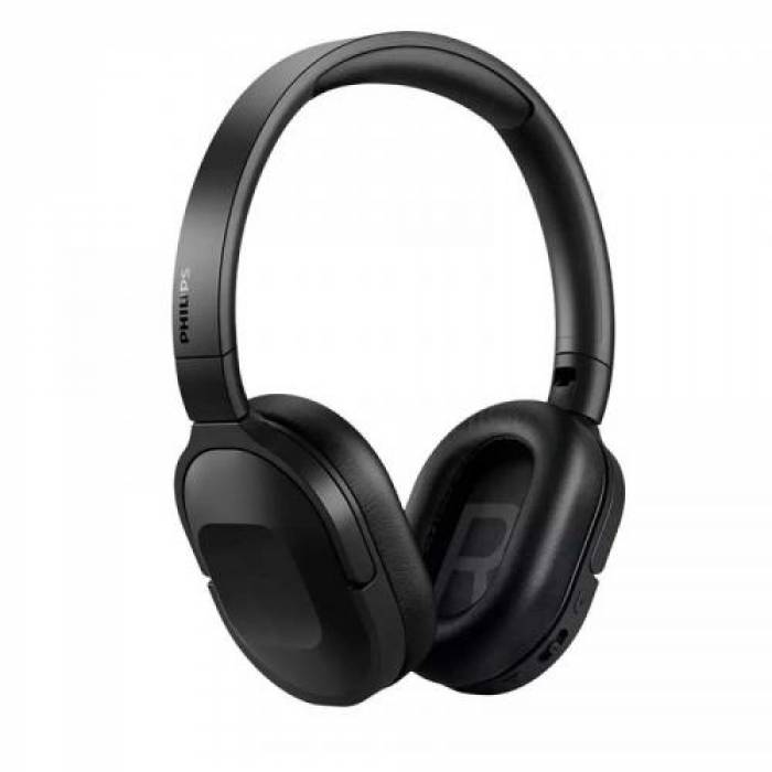 Casti cu microfon Philips TAH6506BK, Bluetooth, Black