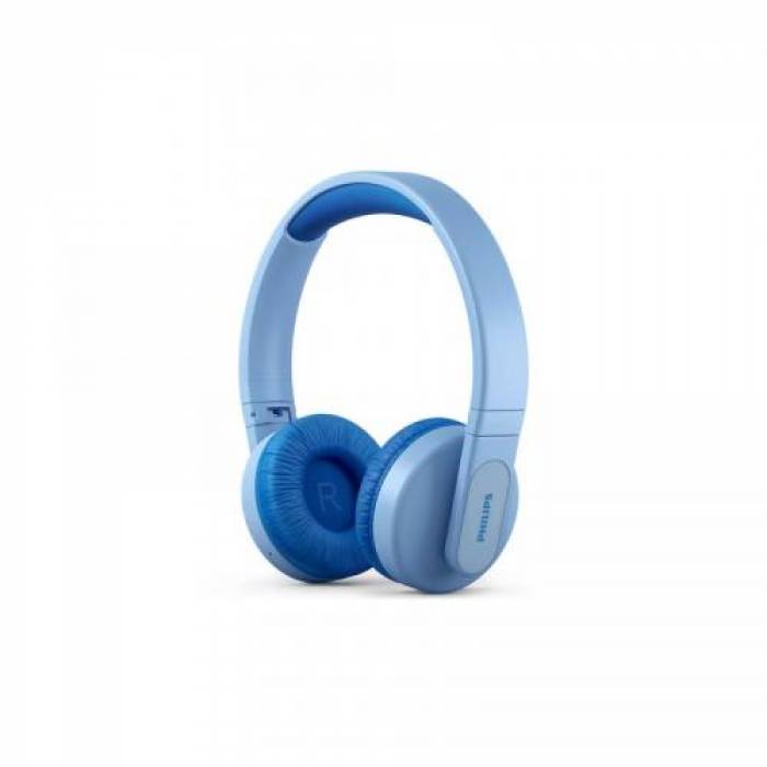 Casti cu microfon Philips TAK4206PK, Bluetooth, Blue