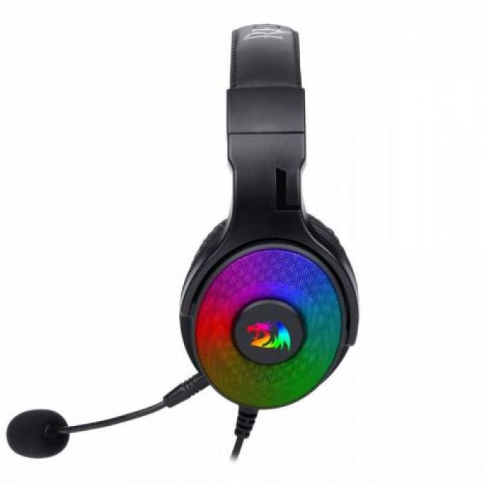 Casti cu microfon Redragon Pandora RGB, Black