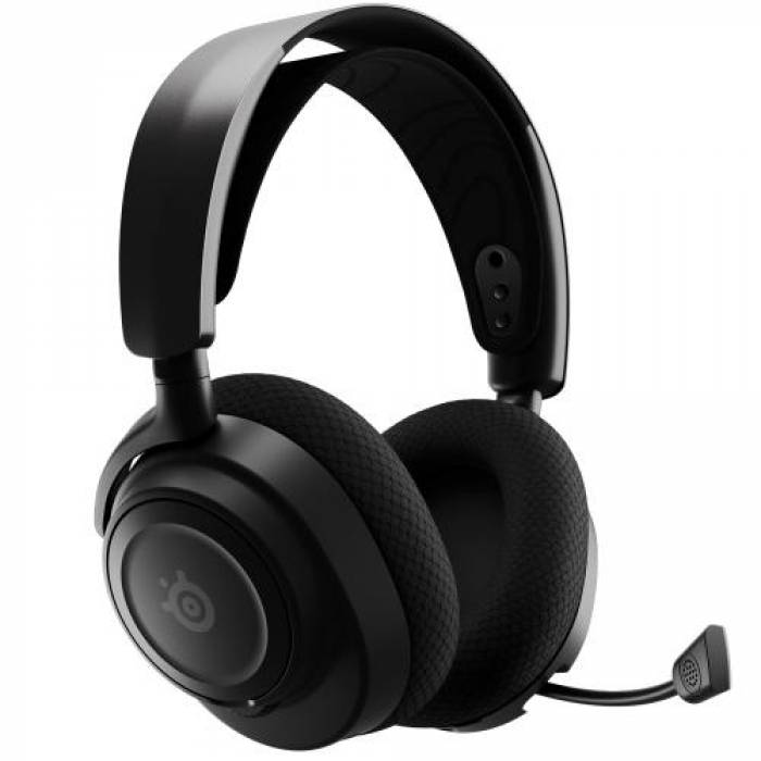 Casti cu microfon SteelSeries Arctis Nova 7, USB Wireless/Bluetooth, Black