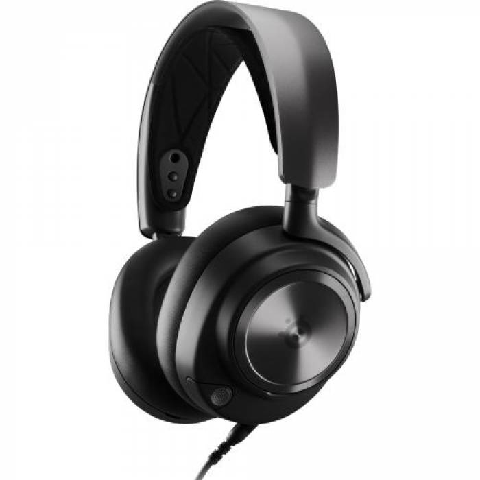 Casti cu microfon SteelSeries Arctis Nova Pro, USB/3.5mm jack, Black