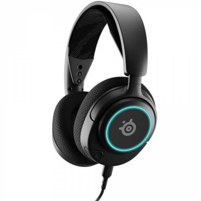 Casti SteelSeries Arctis Nova 3, Black