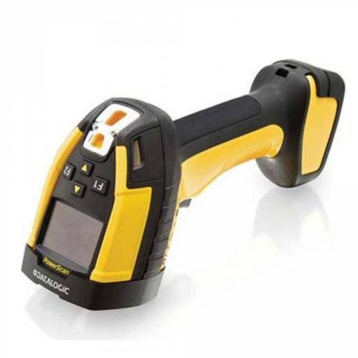 Cititor de coduri de bare Datalogic PowerScan PM9600 PM9600-DHP433RBK10, 2D, 433MHz, Black-Yellow