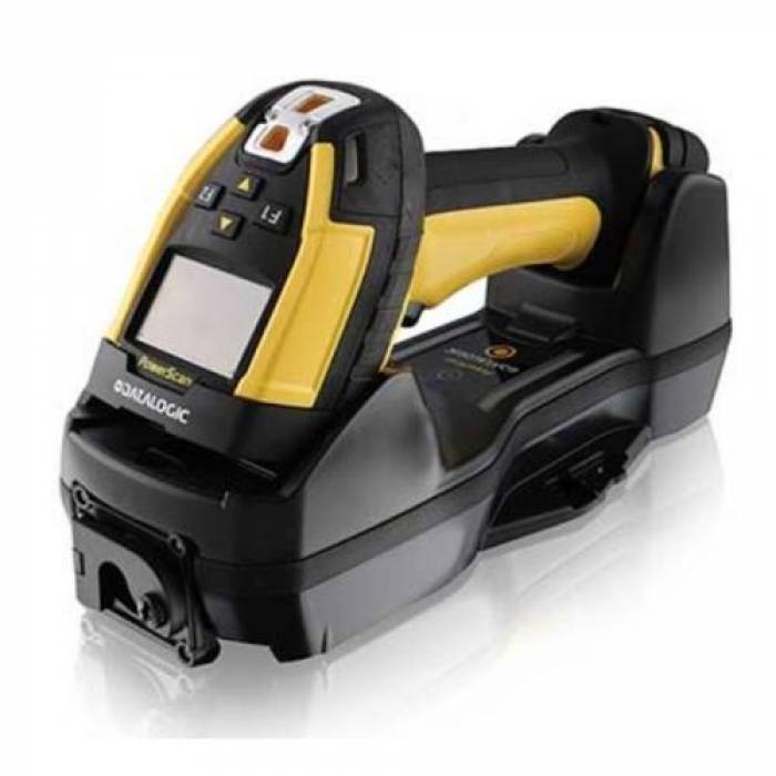 Cititor de coduri de bare Datalogic PowerScan PM9600 PM9600-DHP433RBK10, 2D, 433MHz, Black-Yellow