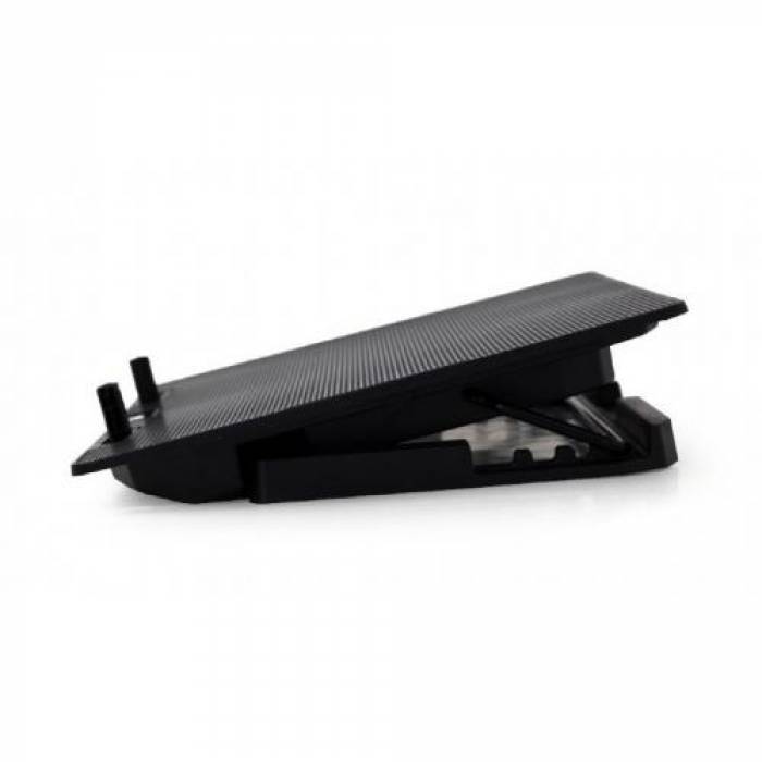 Cooler Pad Gembird pentru laptop de 15.6inch, Black