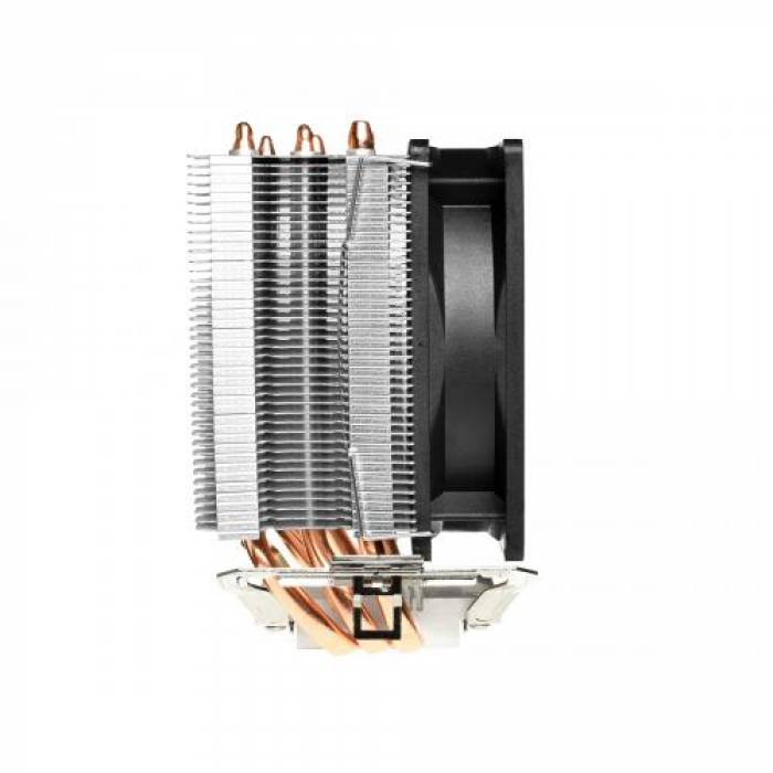 Cooler procesor ID-Cooling SE-913-R iluminare rosu, 92mm, Black