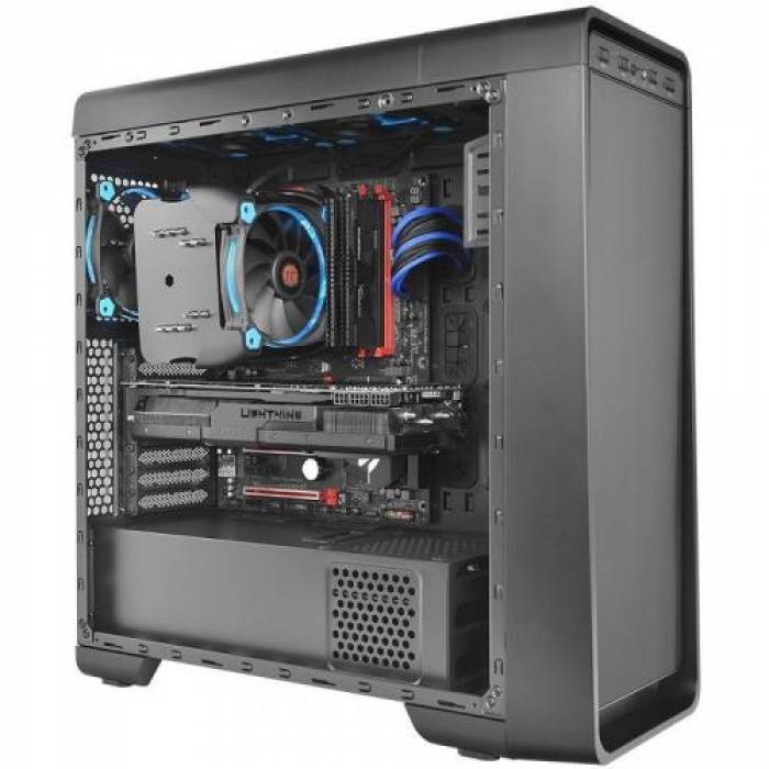 Cooler Procesor Thermaltake Riing Silent 12 Pro, Blue LED, 120mm