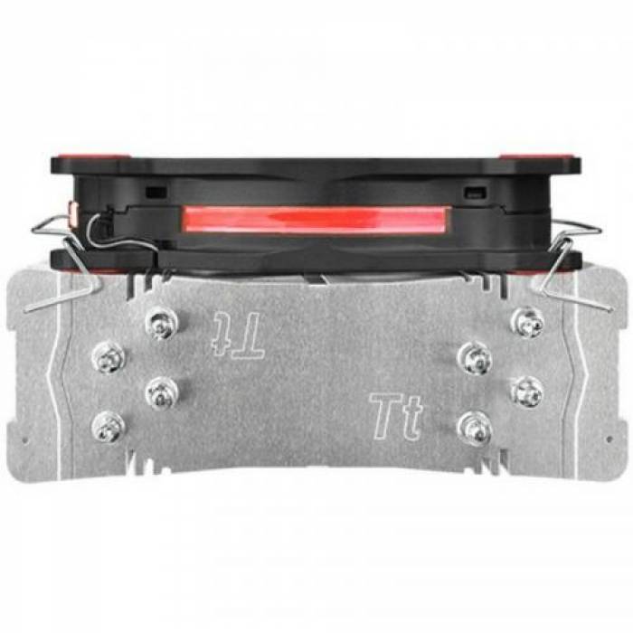 Cooler Procesor Thermaltake Riing Silent 12, Red LED, 120mm