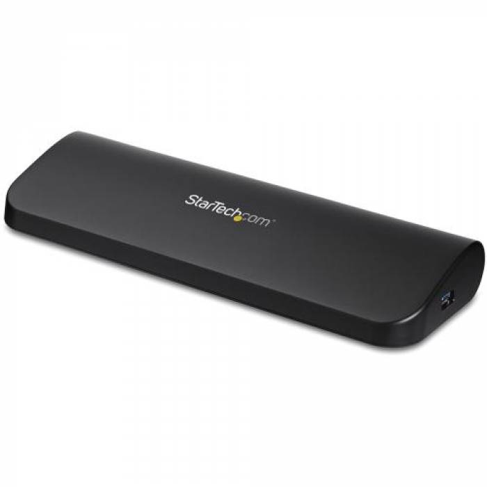 Docking Station Startech USB3SDOCKHDV, Black