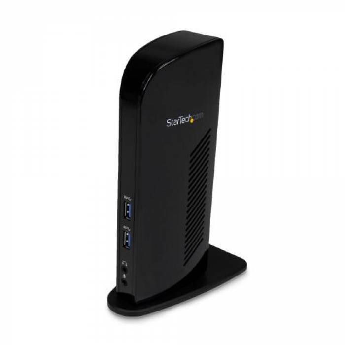 Docking Station USB3SDOCKHD, Black